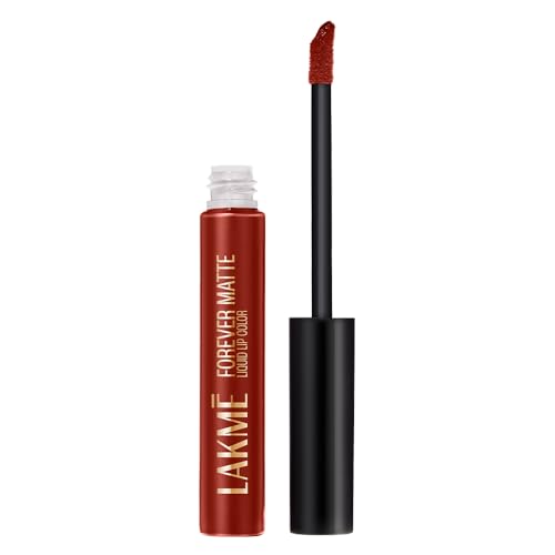 LAKMÉ Forever Matte Liquid Lip Colour, Red Cherry, 5.6 ml