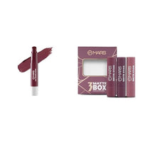 MARS Matte Super Stay Lipstick | Up to 12 Hours Long Lasting | Smudge Proof and Waterproof Lipstick for Women (2.6 gm) (03-SPIRIT) Matte Box Set of 3 Lipsticks for Women |(3x3.2 gm) (03-Plum)