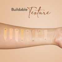 MARY JO K Full Coverage Foundation 03 – Buildable, Long-Wear & Natural Finish – Suitable for All Skin Types – Matte Cream Foundation with Pump – 30ml