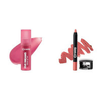 MARS Love Track Velvet Lip Tint (2.8ml) (FIVE DREAM) | Velvet Matte Finish Long Lasting Crayon Lipstick up to 12 Hours Stay (3.5 gm) (12-I Am Fierce)