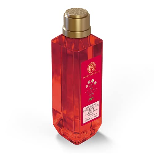 Forest Essentials Ayurvedic Bhring Raj Herb Enriched Head Massage Oil, 200ml & Forest Essentials Hair Conditioner Bhringraj and Shikakai, 50ml