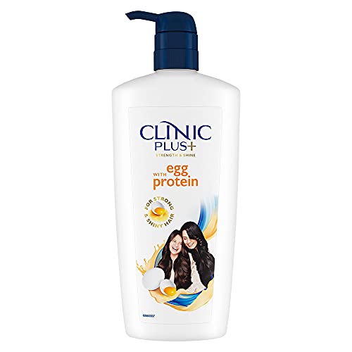 Clinic Plus Strength & Shine With Egg Protein Shampoo 650 ml & Strength & Shine With Egg Protein Shampoo, 355 ml