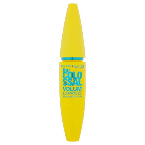 Maybelline New York Colossal Matte Pencil Kajal, Black, 0.35G And New York Volume Express Colossal Masacara, Waterproof, Black, 10 Ml