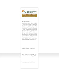 Aloederm Skin Cream For Treating Dry Skin, Cold Processed Aloevera, Delays Ageing, 50g