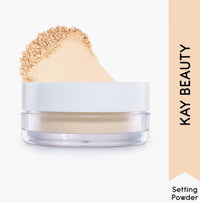 Kay Beauty Matte HD Setting Loose Powder - Banana (10g)