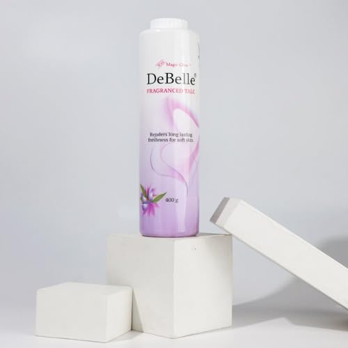 DeBelle Fragranced Face and Body Talc Combo Of 2 (400G Each) | Lavender Talcum Face Powder for men & Women