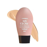 Suroskie My Glow All-In-One Tinted Sunscreen Spf 30 Moisturizer 60 Ml Medium Shade | Natural Glowy Finish | Intense Hydration & Uva/Uvb Protection | Sweat Resistant | Niacinamide Cream For Men & Women