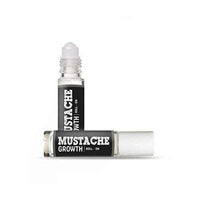 BEARDO Mustache Growth Roll On - 8 Ml|Stimulates Hair Follicles|Boosts Hair Growth |With With Almond & Coconut Oils |Easy To Use Roll On|Pack Of 2, 110 Grams