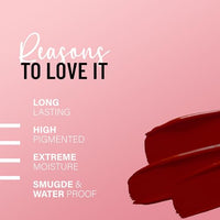 Seven Seas Pure Liquid Lipstick, Matte Finish, Purple (Scarlet, 7ml)