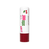 Sebamed Lip defense 4.8gm, Cherry | SPF 30 |Tinted Lip balm for Dry & Chapped lips with natual oil & Vitamin E | UV protection | Dermatologically tested (Pack of 2)