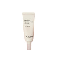 The Face Shop Therapy Vegan Moisturizing Sun Serum SPF 50 PA++++ | Korean Sunscreen for Face | Lightweight, Hydrating, Non-Greasy, No White Cast | Anti-Aging & Brightening | For Dry & Sensitive Skin | 20 ML