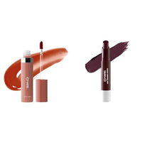 MARS Drip Lip Mist for Women (4.5 ml) (01-Peachy Drip) Reapplication Matte Super Stay Lipstick | Up to 12 Hours Long Lasting | Smudge Proof and Waterproof Lipstick for Women (2.6 gm) (18-MYSTICAL)