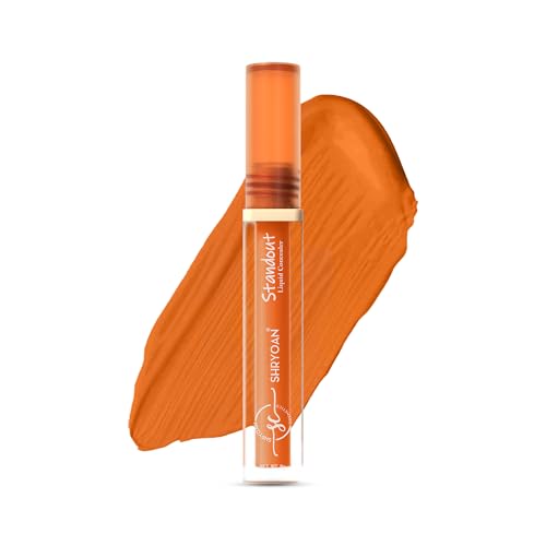 Shryoan Standout Brightening & Hydrating Concealer | Flawless Natual Matte Finish | Waterproof & Creaseproof | 8 gm (Shade 09, Rusty Orange)