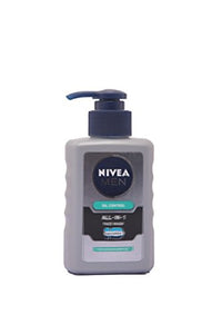Nivea Body Lotion, Extra Whitening Cell Repair SPF 15, For All Skin Types, 400ml & Men Face Wash, Oil Control, 10x Vitamin C, 150ml