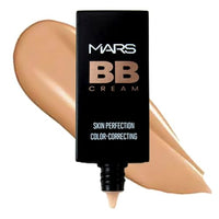 MARS BB Cream Lightweight Foundation | Blendable BB Cream for Women(30 ml) (Tan) Matte Lip Liner Set of 10 | One Swipe Smooth Application | Long Lasting Lip Pencil | Multicolor (1.4g x 10)