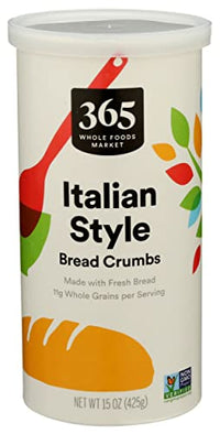 365 Bread Crumbs Italian Style, 15 Ounce