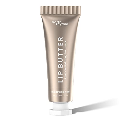 Earth Rhythm Natural Lip Butter With Hyaluronic Acid, For Dry & Chapped Lips, Prevent Dryness, Nourishes Lips For Men & Women - 10g