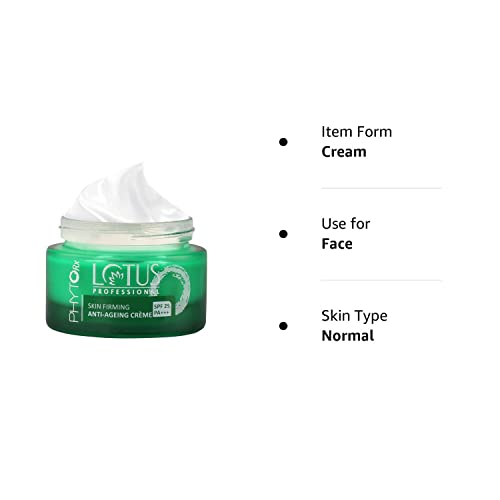 Lotus Professional PhytoRx Spf-25 Anti Ageing Face Cream, 50 gm | Anti-Ageing, Skin Firming, Hydrating Day Cream