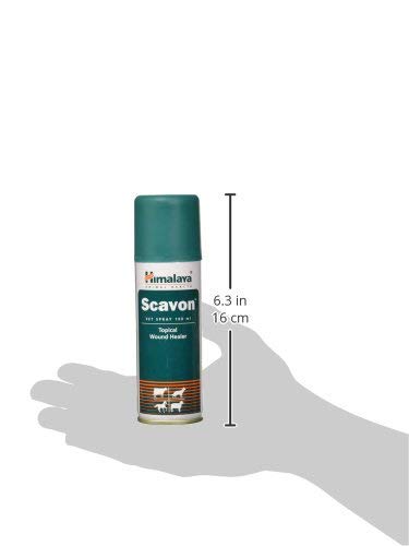 Himalaya Scavon Vet Spray | Antibacterial & Antifungal Formula for Wound Care, Promotes Faster Healing| 100 ml