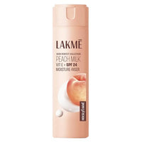 Lakme Peach Milk Moisturizer SPF 24 Sunscreen Lotion,Locks Moisture For 12 Hrs,Sun Protection,60ml