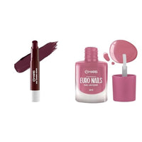 MARS Matte Super Stay Lipstick | Up to 12 Hours Long Lasting | Smudge Proof and Waterproof Lipstick for Women (2.6 gm) (18-MYSTICAL) EURO Nail Lacquer (6.0 ml) (Shade-14)