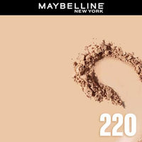 Maybelline New York Fit Me Shade 220 Natural Beige, Matte Compact Powder For Oily Skin, 8G - Powder That Protects Skin From Sun, Absorbs Oil, Sweat And Helps You To Stay Fresh For Upto 12Hrs.