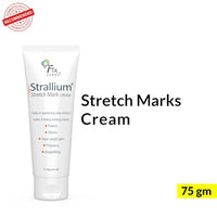 Fixderma Strallium Stretch Mark Cream, Removes Pregnancy stretch marks, Scar removal and Moisturizing Cream, Stretch mark remover for Stomach, thighs & all body parts- 75g