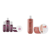 Bare Anatomy Curl Defining Shampoo + Hair Mask + Leave-In Conditioner + Gel 250ml + 250g + 140ml + 140ml Color Protect Shampoo + Hair Mask Kit for Coloured and Treated Hair , 250ml + 250g