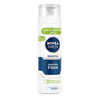 NIVEA MEN Shaving, Sensitive Shaving Foam, 250ml & NIVEA Men Face Wash for Oily Skin, Oil Control for 12hr Oil Control with 10x Vitamin C Effect, 100 g