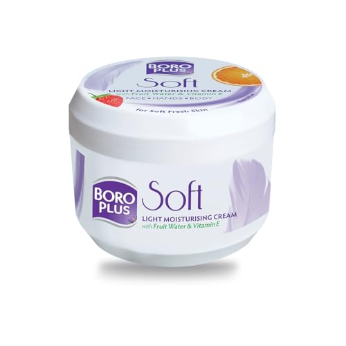 BoroPlus Soft Light Moisturising Cream|Light & Non-sticky|Provides 24 hour moisturisation | For Soft Fresh Skin 300 ml