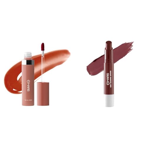 MARS Drip Lip Mist for Women (4.5 ml) (01-Peachy Drip) Reapplication Matte Super Stay Lipstick | Up to 12 Hours Long Lasting | Smudge Proof and Waterproof Lipstick for Women (2.6 gm) (13-DESTINY)