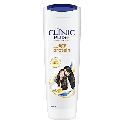 Clinic Plus Strength & Shine With Egg Protein Shampoo 650 ml & Strength & Shine With Egg Protein Shampoo, 355 ml