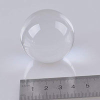LONGWIN 40mm(1.6 inch) Solid Mini Fengshui Crystal Ball Healing Crystals(Clear) Clear