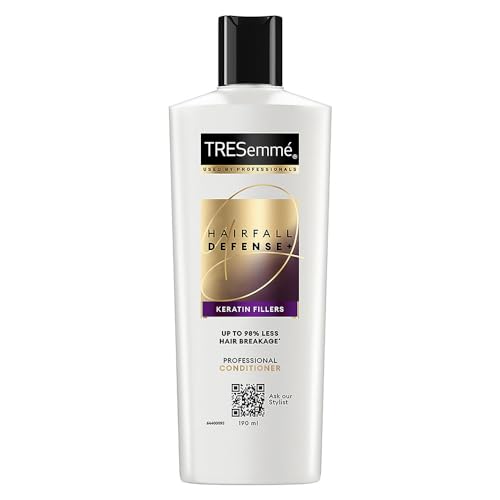 TRESemme Hair Fall Defence, Fresh Conditioner, 190 Millilitre, For Longer, Stronger Hair, With Keratin Protein, Deep Conditions Damaged Hair, For Men & Women