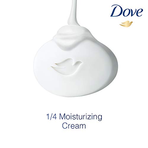 Dove Cream Beauty Bathing Bar (Pack of 5) 125g each For 24 Hour Nourished Skin with ¼ Moisturising Cream and Nutrient Serum