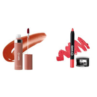MARS Drip Lip Mist for Women (4.5 ml) (01-Peachy Drip) Reapplication Long Lasting Crayon Lipstick up to 12 Hours Stay (3.5 gm) (06-I Won't Give up)