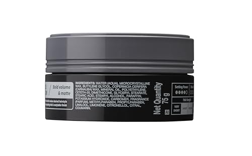 Gatsby Hair Styling Wax - Mat & Hard, For Side Blow Style, Mat Finish, Strong Hold, High Volume, Non Sticky, Easy Wash Off, Anytime Re-Stylable Hair Wax, 75gm