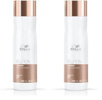 Wella Professionals Fusion Intense Repair Shampoo | For Damaged, Frizzy Hair | 250 ml | With Silk Amino Acids & Micronized Lipids | Vegan, Cruelty-free (Pack of 2)