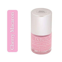 Debelle Gel Nail Polish Cherry Macaron (Powder Pink Nail Paint)|Non Uv - Glossy Finish |Chip Resistant | Seaweed Enriched Formula| Long Lasting|Cruelty And Toxic Free| 8Ml