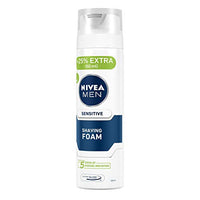 NIVEA MEN Shaving, Sensitive Shaving Foam, 250ml & NIVEA Men Face Wash for Oily Skin, Oil Control for 12hr Oil Control with 10x Vitamin C Effect, 100 g