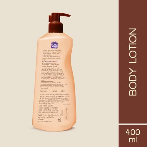 BOROPLUS Boro Plus Cocoa Soft Body Lotion For Skin Combination , 400 Ml, 1 Count