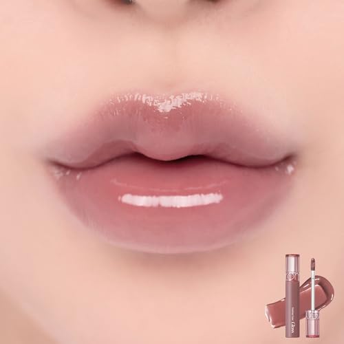 rom&nd Glasting Color Gloss (05 DIM MAUVE) | Kbeauty, Plumping, Glossy, Moisturizng, Natural Color, Long-lasting