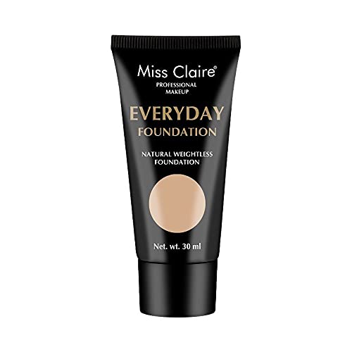 Miss Claire Professional Makeup Everyday Foundation Natural Weightless Foundation 30ml Cream (FR - 05 Natural)
