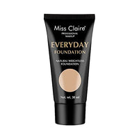 Miss Claire Professional Makeup Everyday Foundation Natural Weightless Foundation 30ml Cream (FR - 05 Natural)