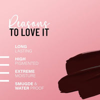 Seven Seas Pure Liquid Lipstick, Matte Finish, Purple (Crimson, 7ml)