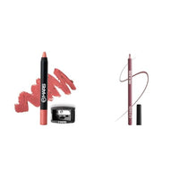 MARS Long Lasting Crayon Lipstick up to 12 Hours Stay (3.5 gm) (12-I Am Fierce) Matte Lip Liner | One Swipe Smooth Application | Long Lasting Lip Pencil (1.4gm) (18-MAUVE MAGIC)