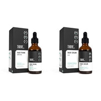 ThriveCo Ultimate Haircare Duo| Hair Growth Serum 2.0 (50ml) + Anti-Grey Hair Prime Serum (50ml) | Promotes Hair Growth & Controls Hair fall + Reverses Premature Grey Hair | For Men and Women