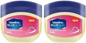 Vaseline BLUESEAL Gentle Protective Baby Jelly 250 mL*2 (Pack Of 2)