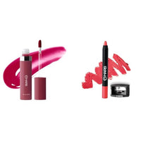 MARS Drip Lip Mist For Women (4.5 Ml) (08-Plum Drip) Long Lasting Crayon Glossy Lipstick Up To 12 Hours Stay (3.5 Gm) (06-I Won'T Give Up)