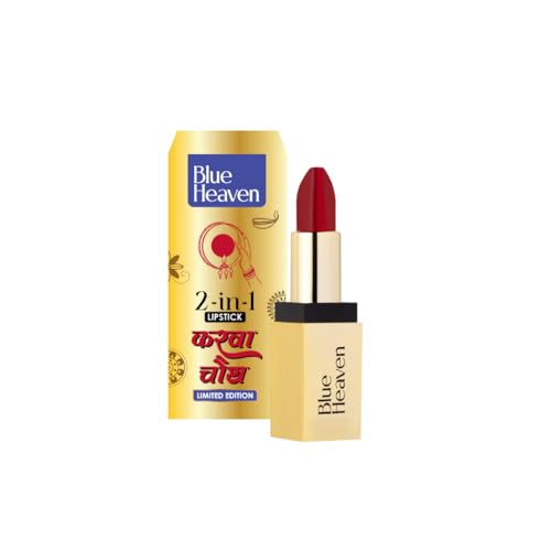 Blue Heaven 2 in 1 Festive Lipstick | Dual Shade | Ultra Lightweight Soft Matte Finish | Long Stay Comfort Wear Lipsticks for Women |C10| 4gm